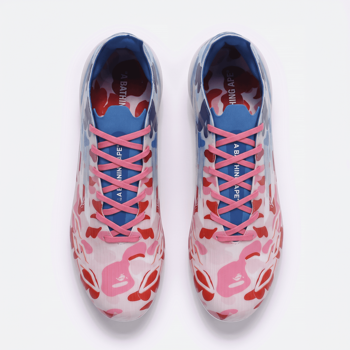 F50 x BAPE FG Cloud White / Lucid Pink / Lucid Blue - Elite Boots