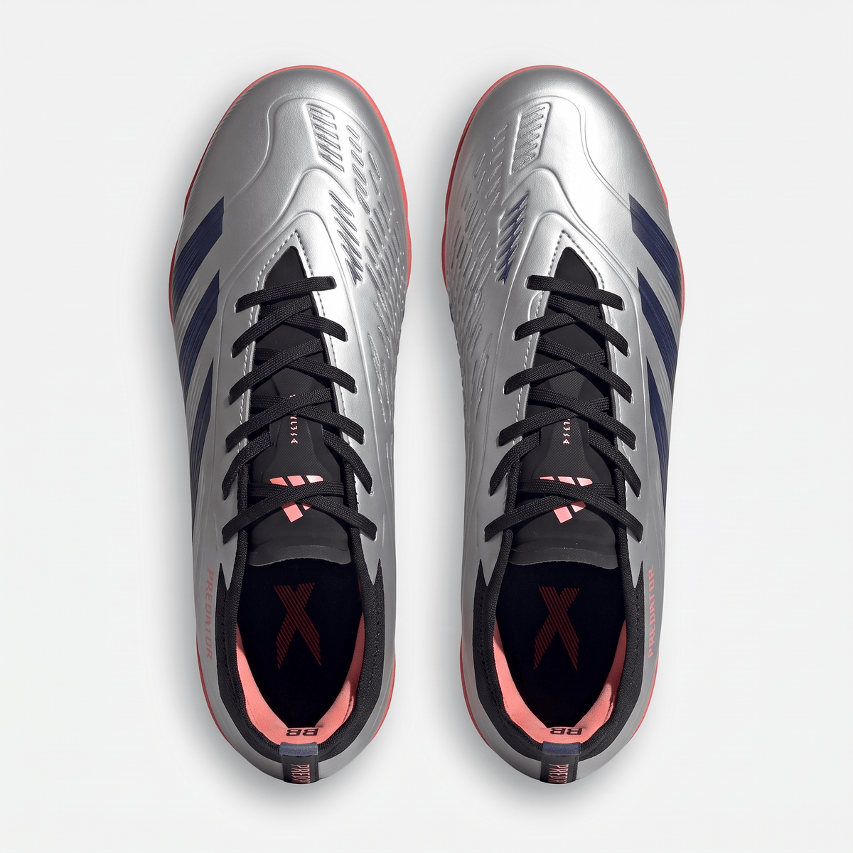 Predator TF Silver Metallic / Core Black / Team Solar Neon Pink - Elite Boots