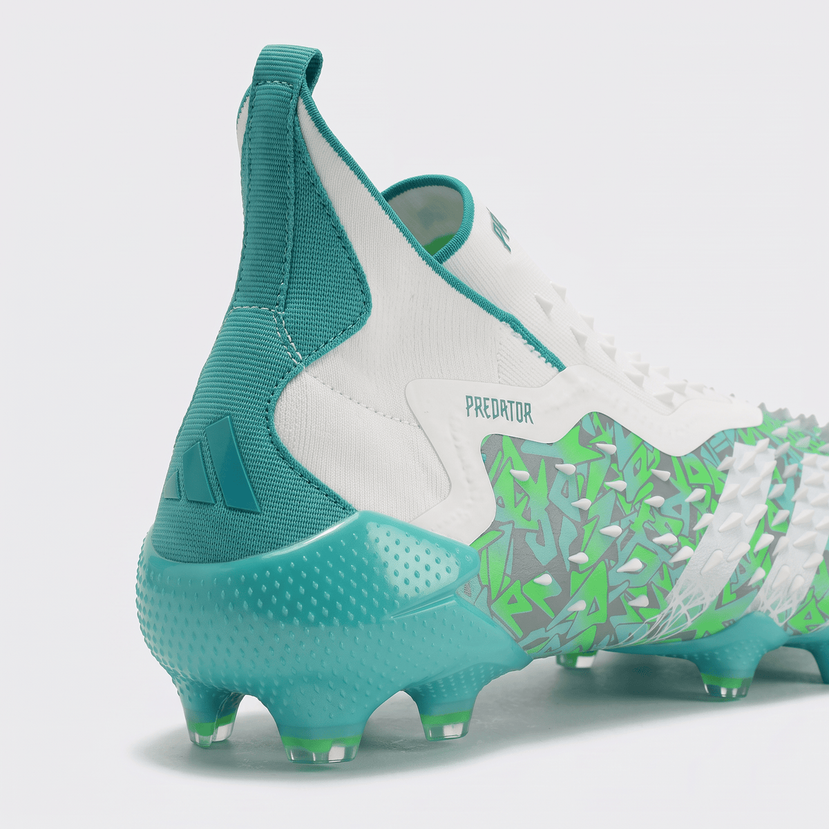 Predator Freak+ EQT FG Footwear White / Core Black / Sub Green - Elite Boots