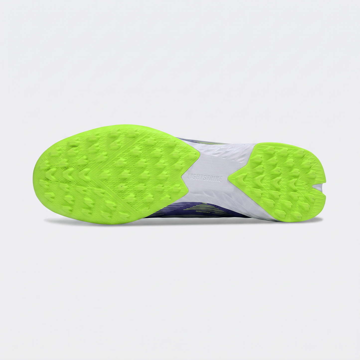 F50 Laceless TF Purple Rush / Footwear White / Lucid Lemon - Elite Boots