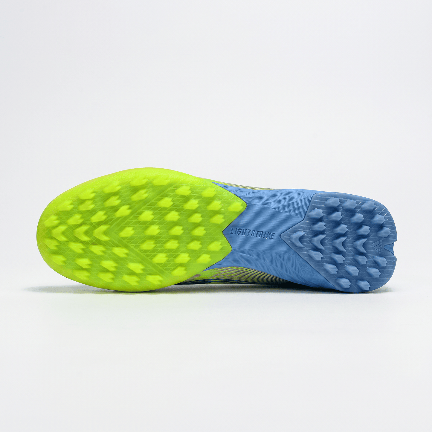 F50 Laceless TF Lucid Blue / Semi Solar Yellow / Almost Blue - Elite Boots