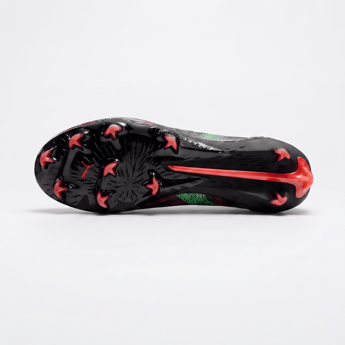 Ultra 5 Pro Cage TT Black / White / Red Blast / Green Glare - Elite Boots