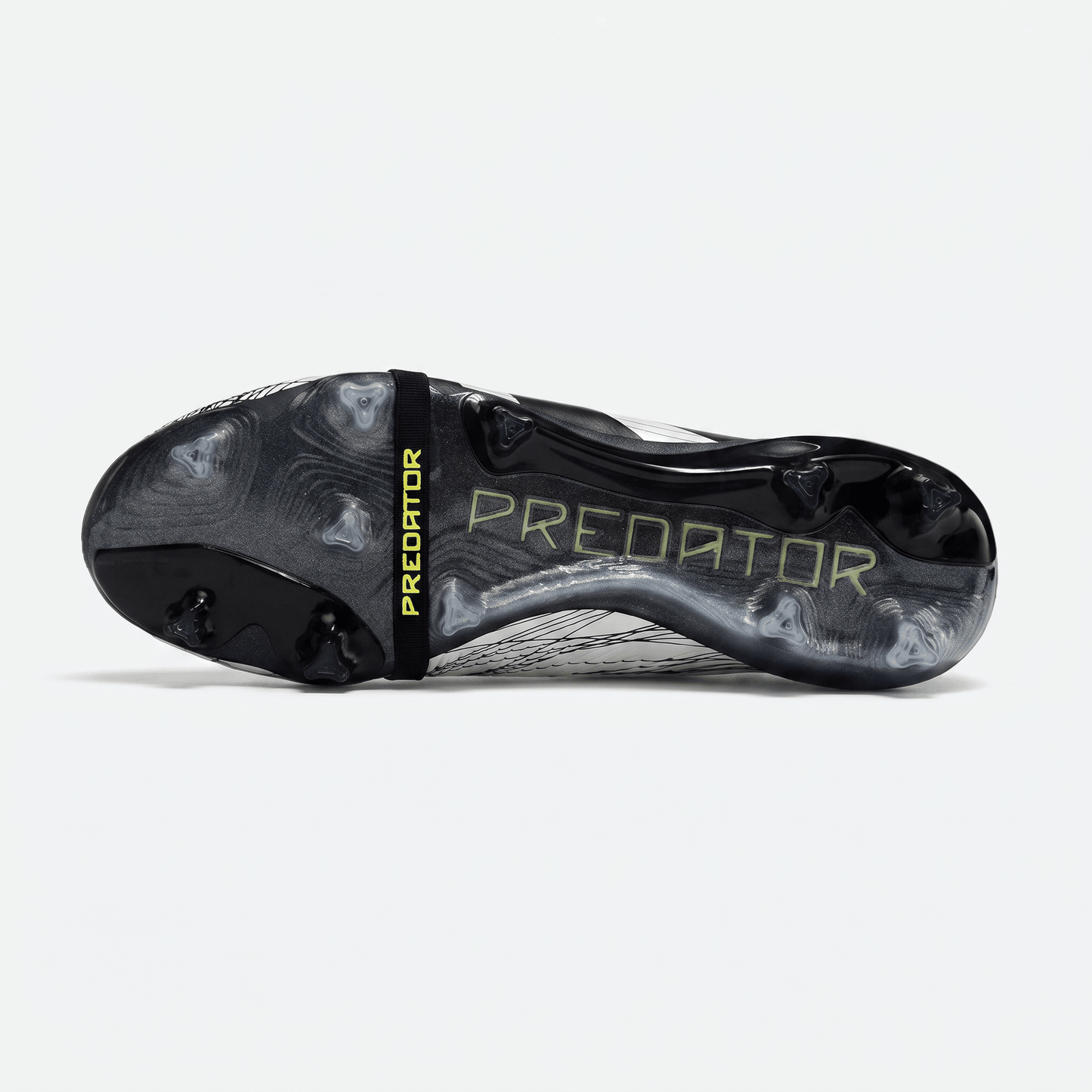 Predator Fold-Over Tongue FG Black / White / Solar Red / Lemon - Elite Boots