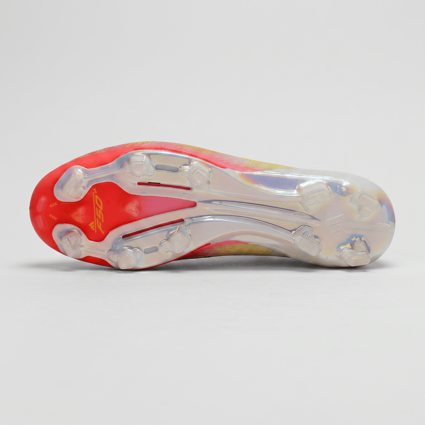 F50 LL Laceless White / Core Black / Solar Yellow / Lucid Red - Elite Boots