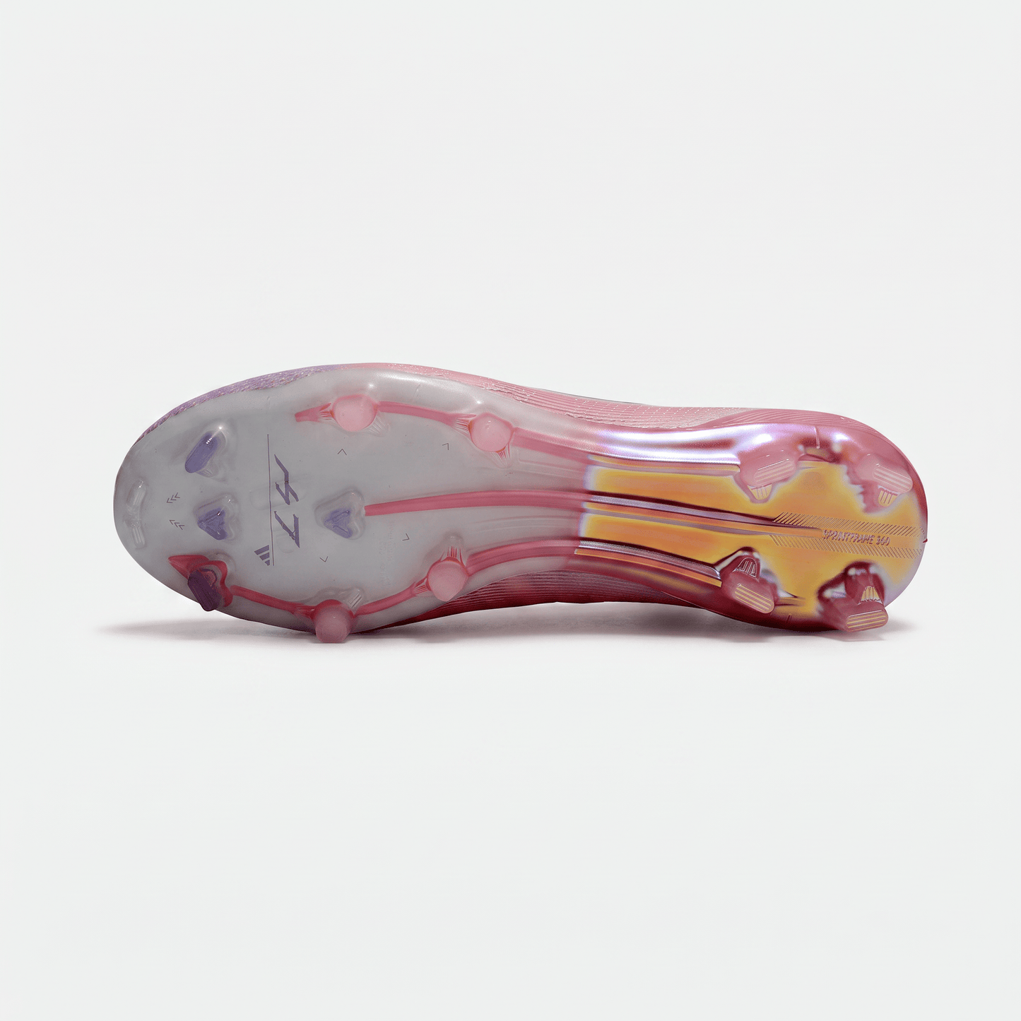 F50 Laceless FG Clear Pink / Purple Glow / Lite Pink - Elite Boots