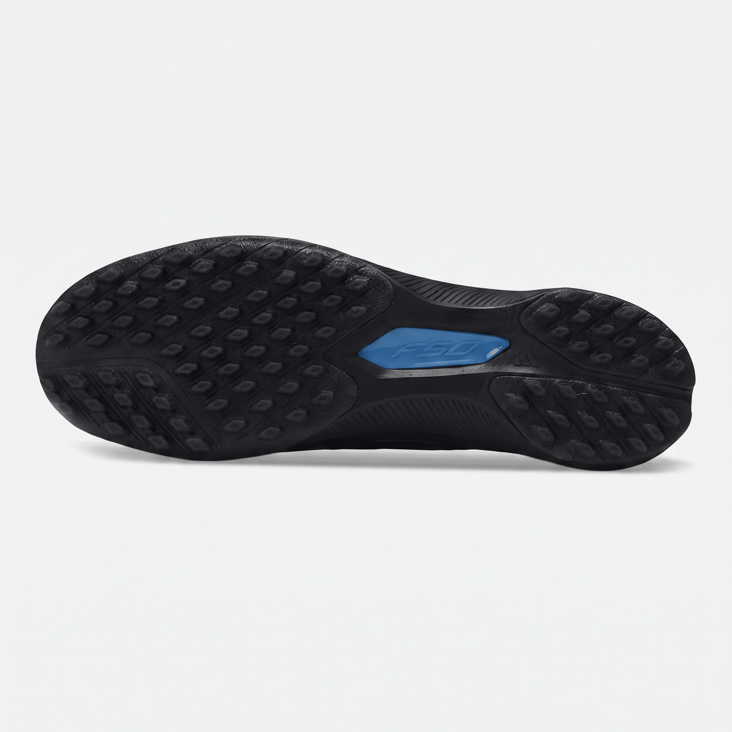 F50 Laceless TF Core Black / Lucid Blue / Iron Metallic - Elite Boots