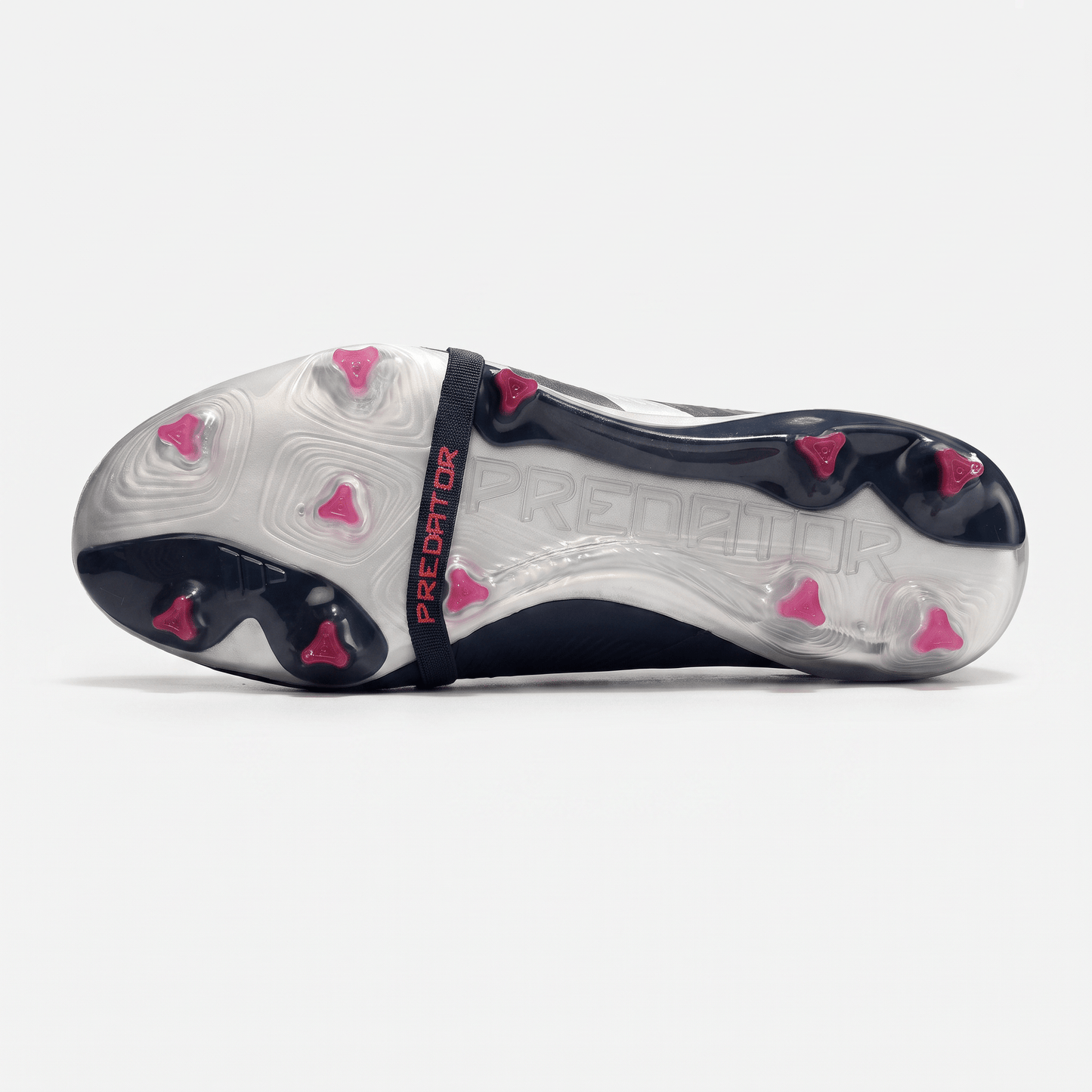 Predator Fold-Over Tongue FG Muted Silver / Core Black / Solar Red - Elite Boots