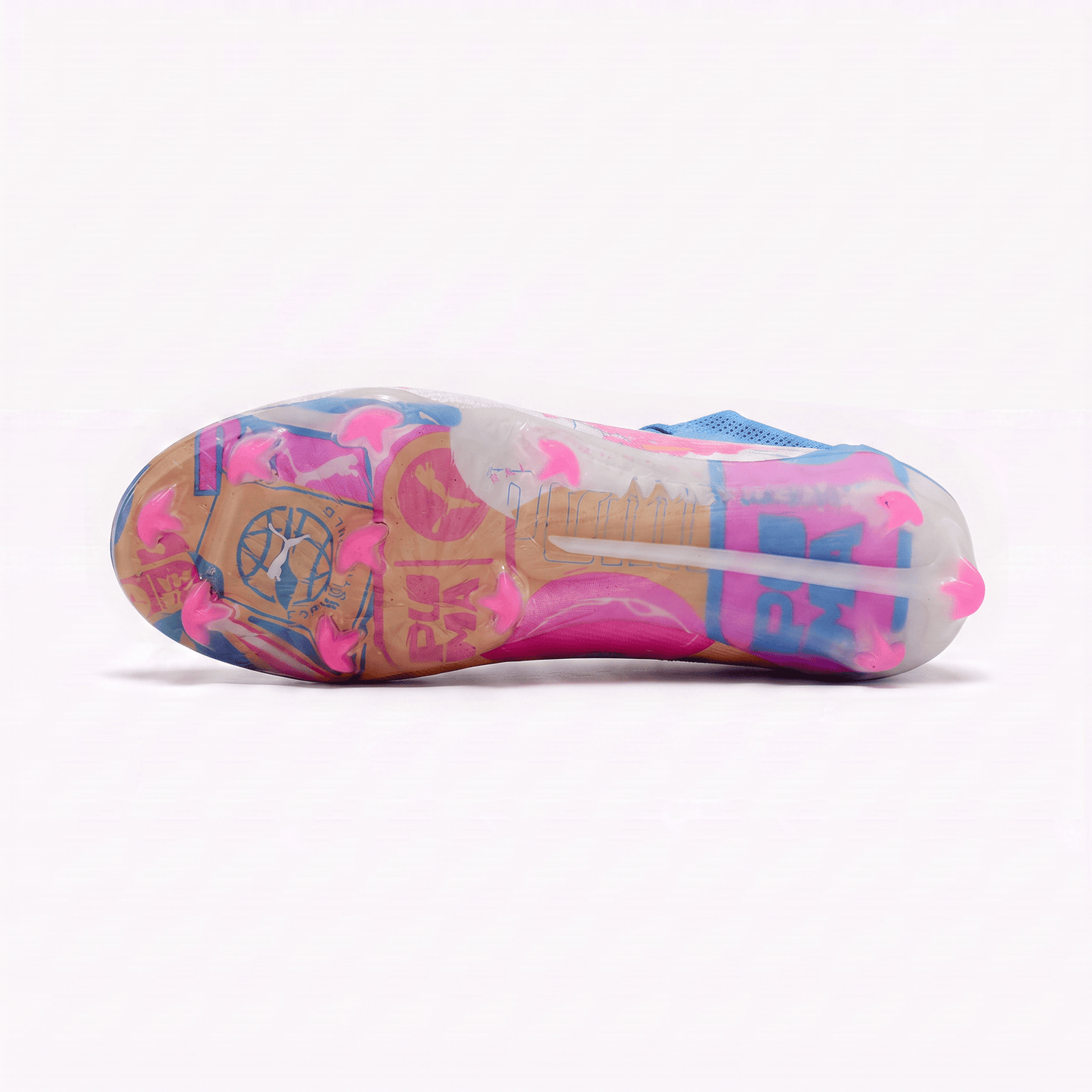Ultra 5 Ultimate FG White / Luminous Blue / Poison Pink / Melon - Elite Boots