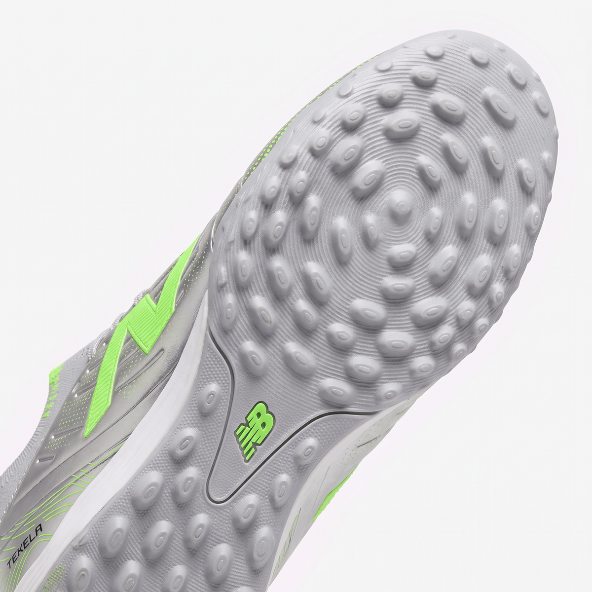 Tekela V4+ Pro Turf TF Silver / Bleached Lime Glow - Elite Boots