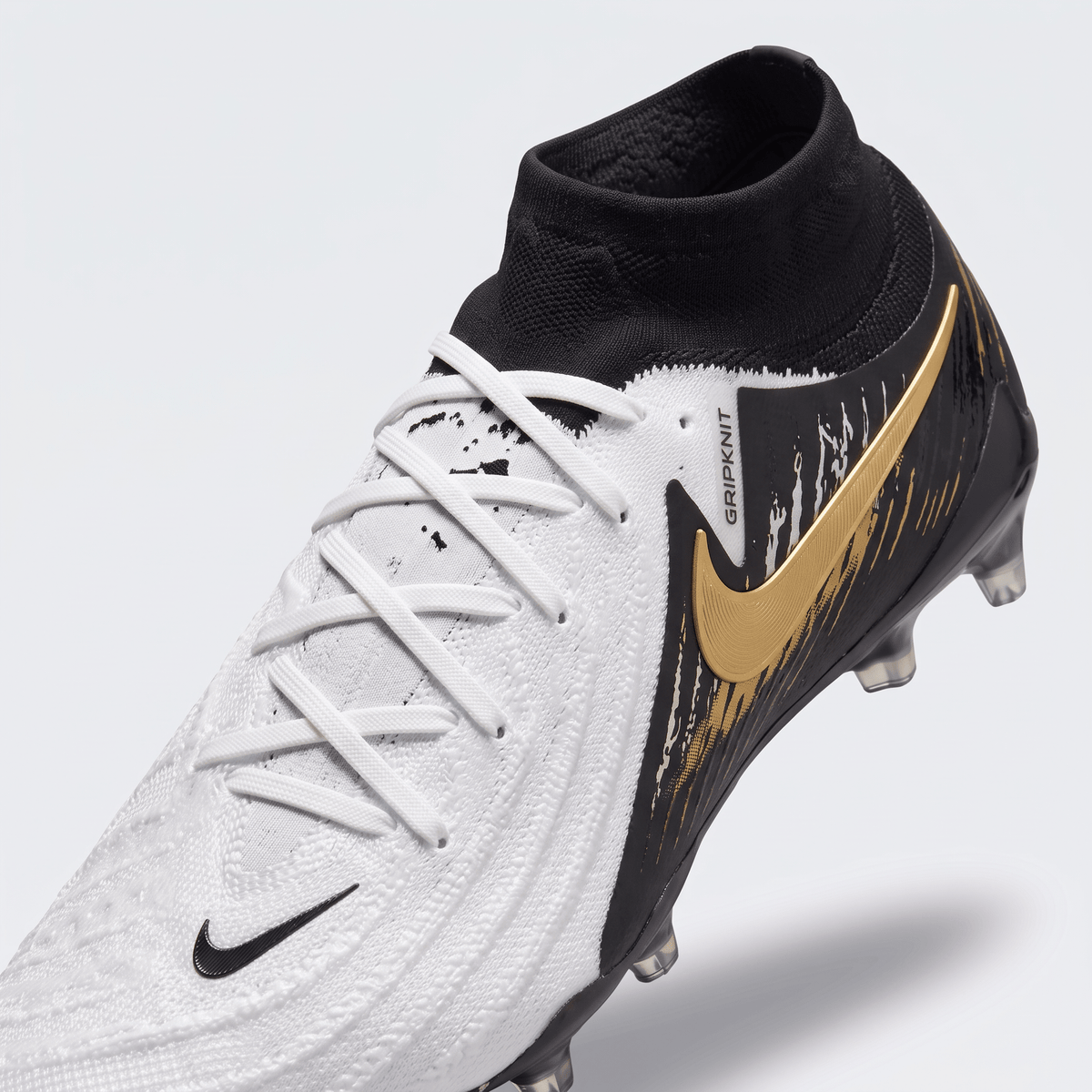 Phantom Luna II FG White / Black / Metallic Gold Coin - Elite Boots
