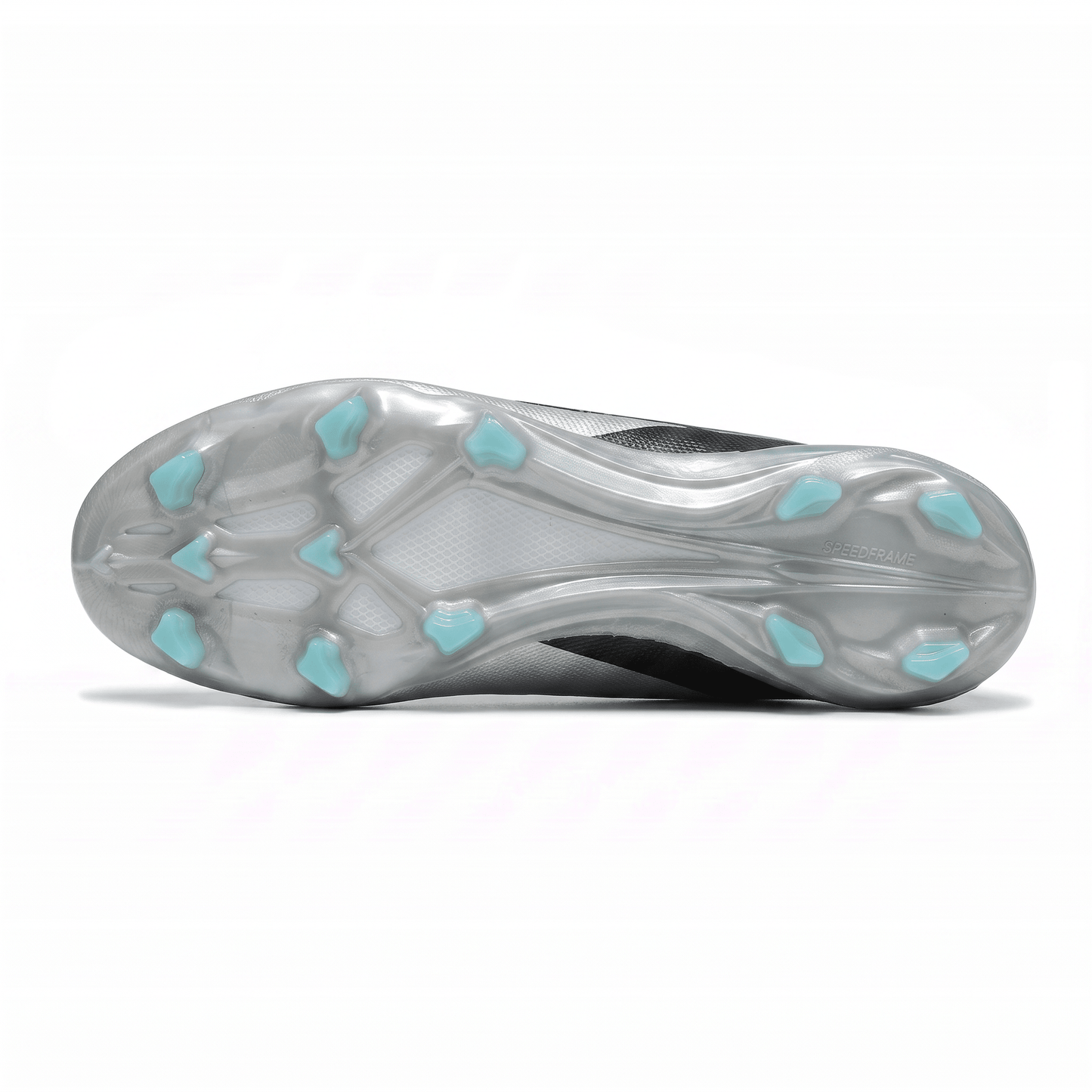 X Crazyfast FG Metallic Silver / Core Black / Bliss Blue - Elite Boots