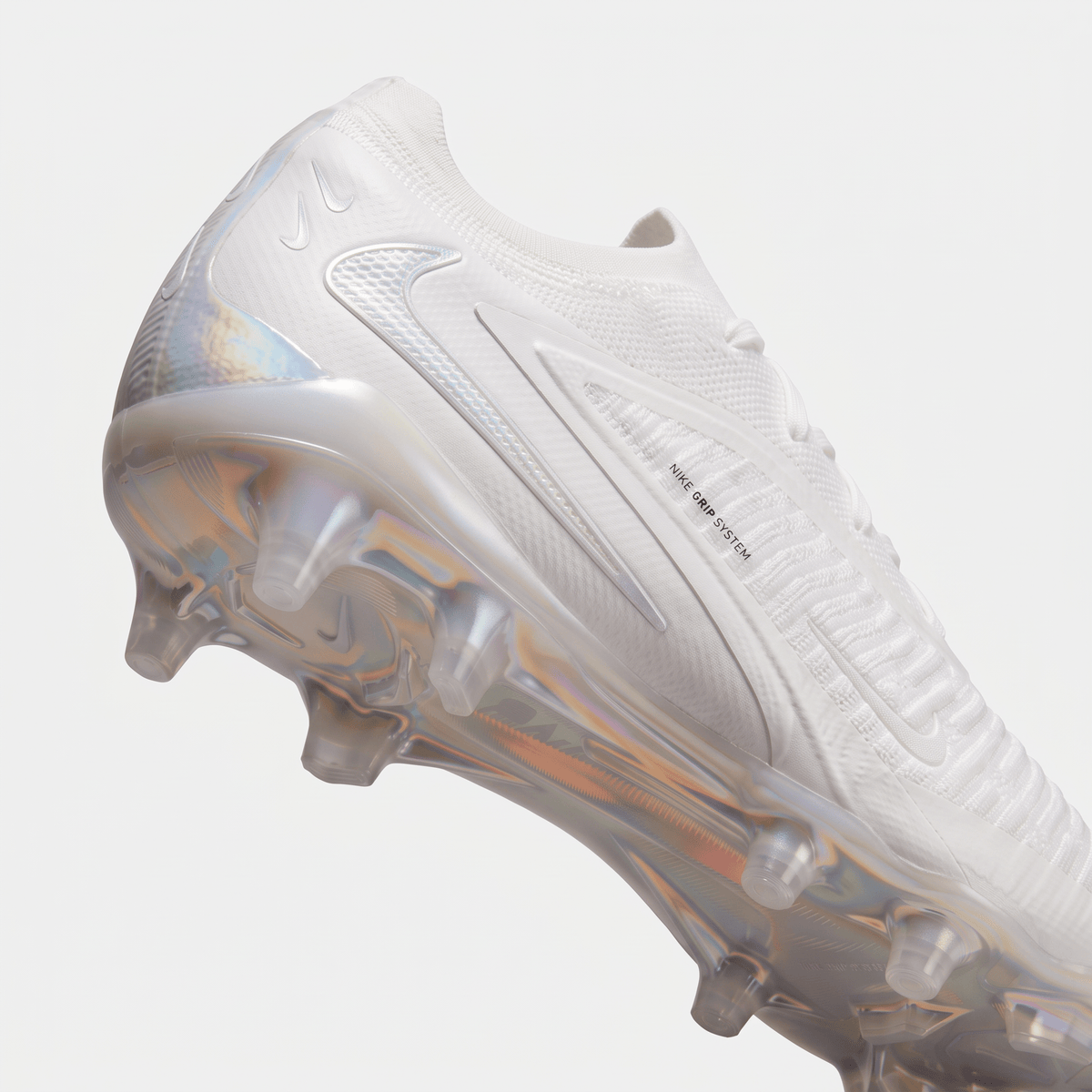 Phantom 6 Low FG White / White / Metallic Silver - Elite Boots
