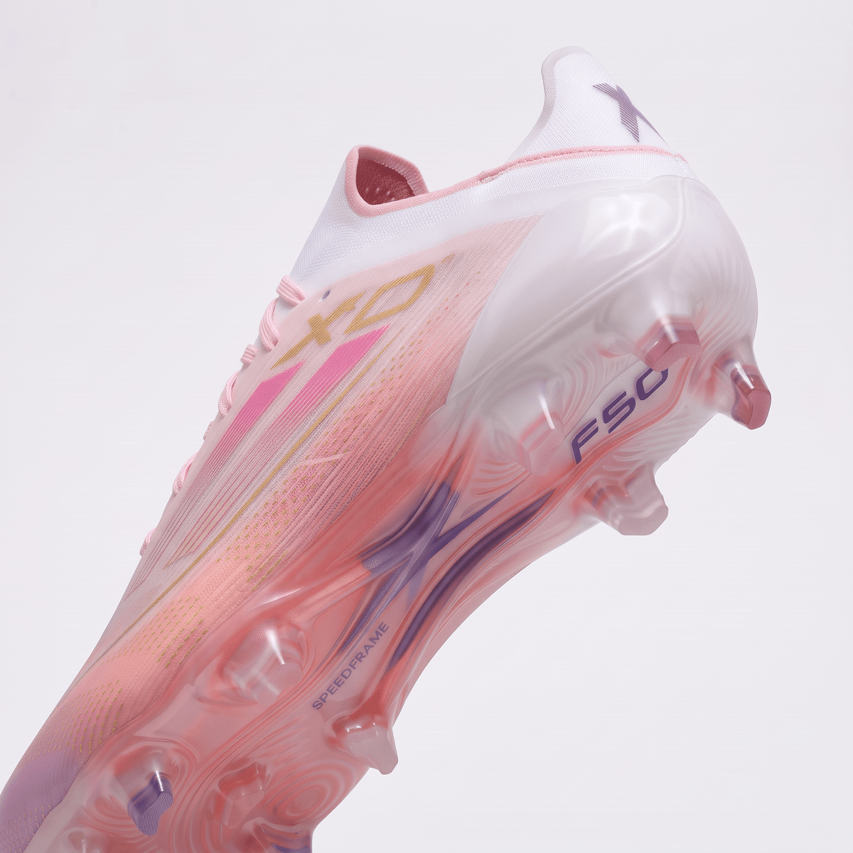 F50 FG Clear Pink / Purple / Light Pink - Elite Boots