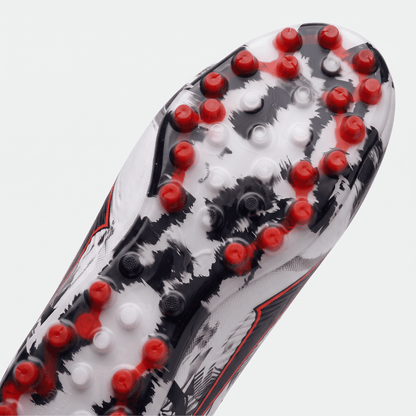 Future 8 Ultimate MG White / Black / Silver Mist / Red - Elite Boots
