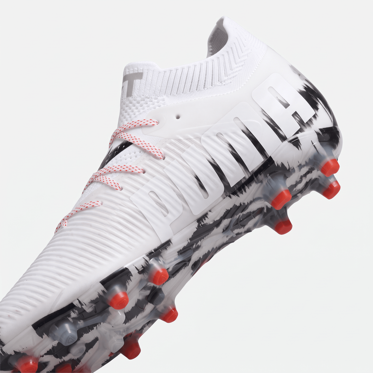 Future 8 Ultimate MG White / Black / Silver Mist / Red - Elite Boots