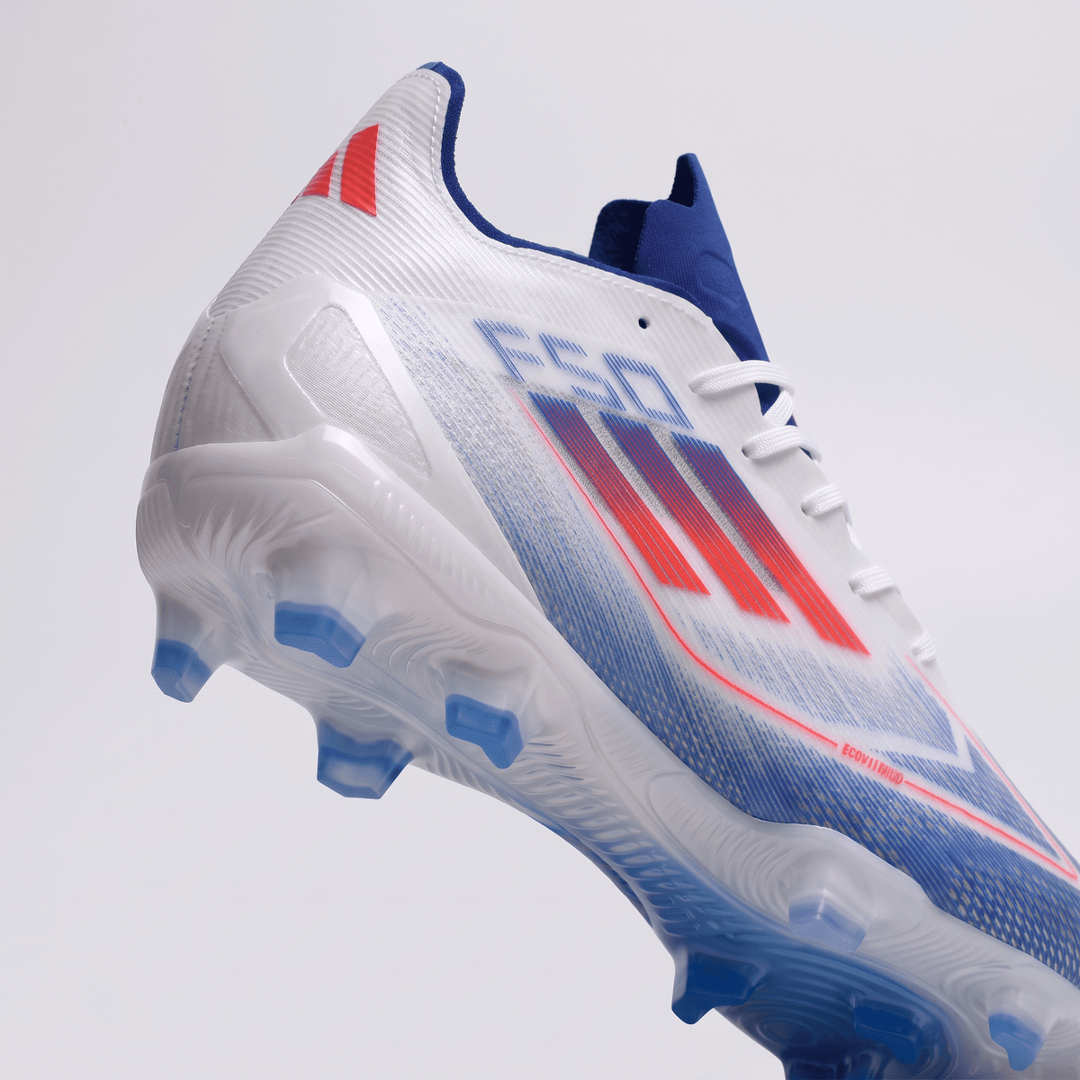F50 FG Footwear White / Solar Red / Lucid Blue - Elite Boots
