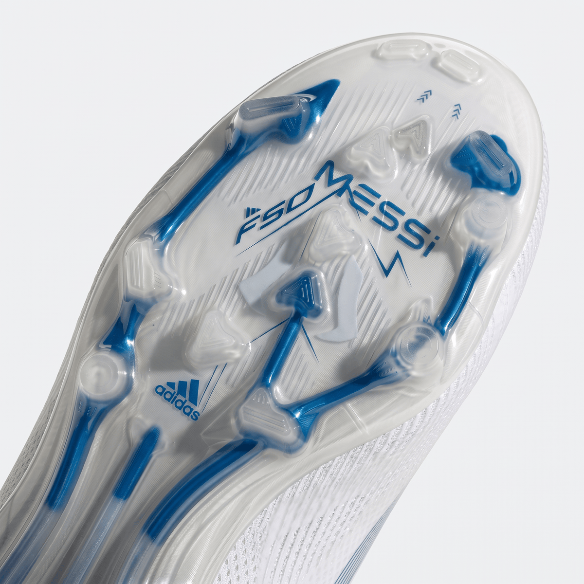 F50 FG White / Silver Metallic / Bright Royal - Elite Boots