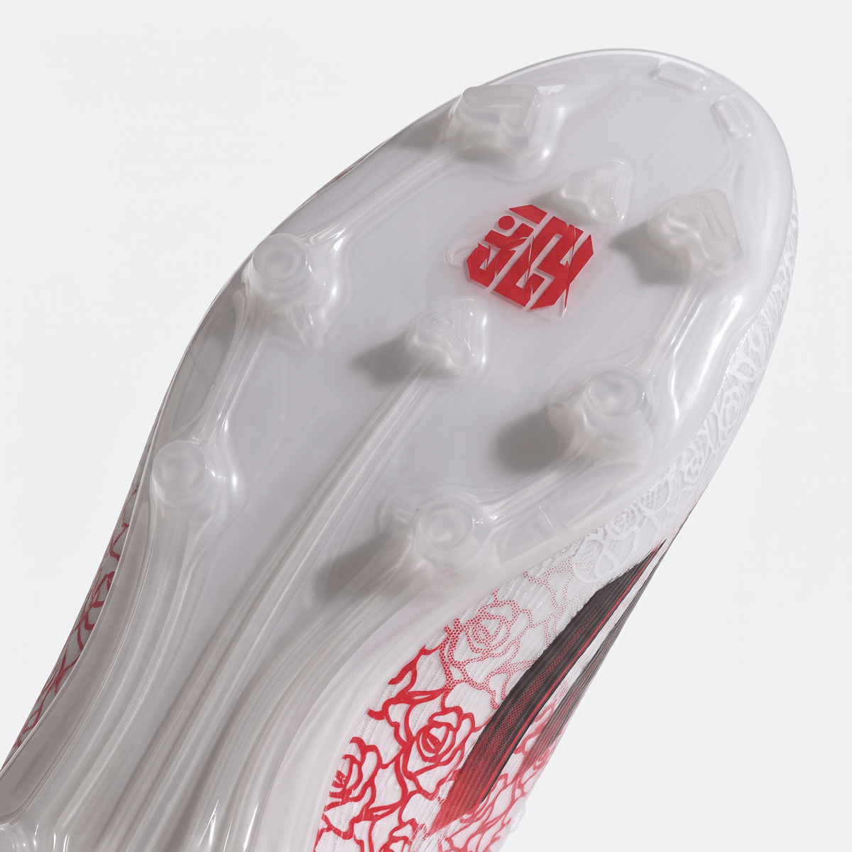 F50 FG Footwear White / Core Black / Lucid Red - Elite Boots