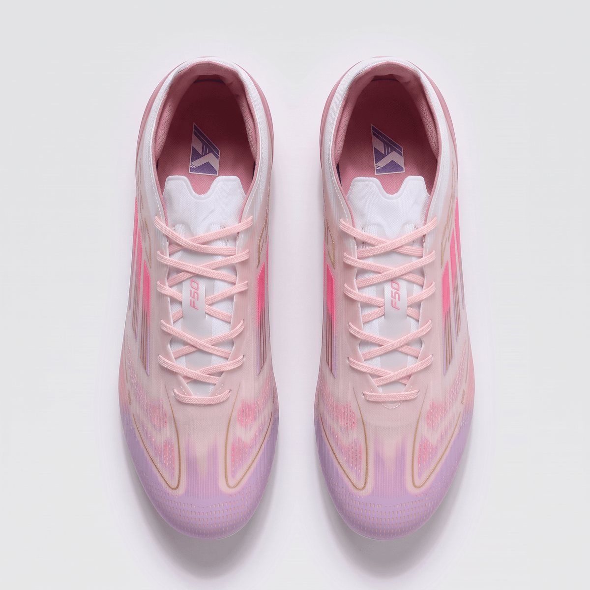 F50 FG Clear Pink / Purple Glow / Light Pink - Elite Boots