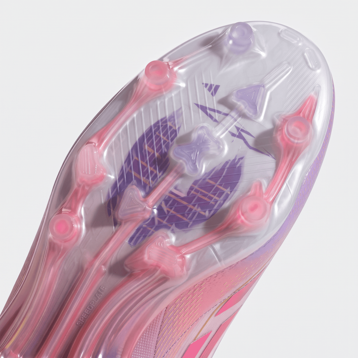 F50 FG Clear Pink / Purple Glow / Light Pink - Elite Boots