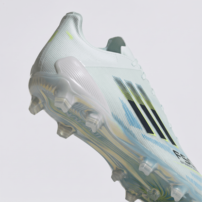 F50 Hyperfast Pro FG Cloud White / Lucid Blue / Solar Yellow - Elite Boots
