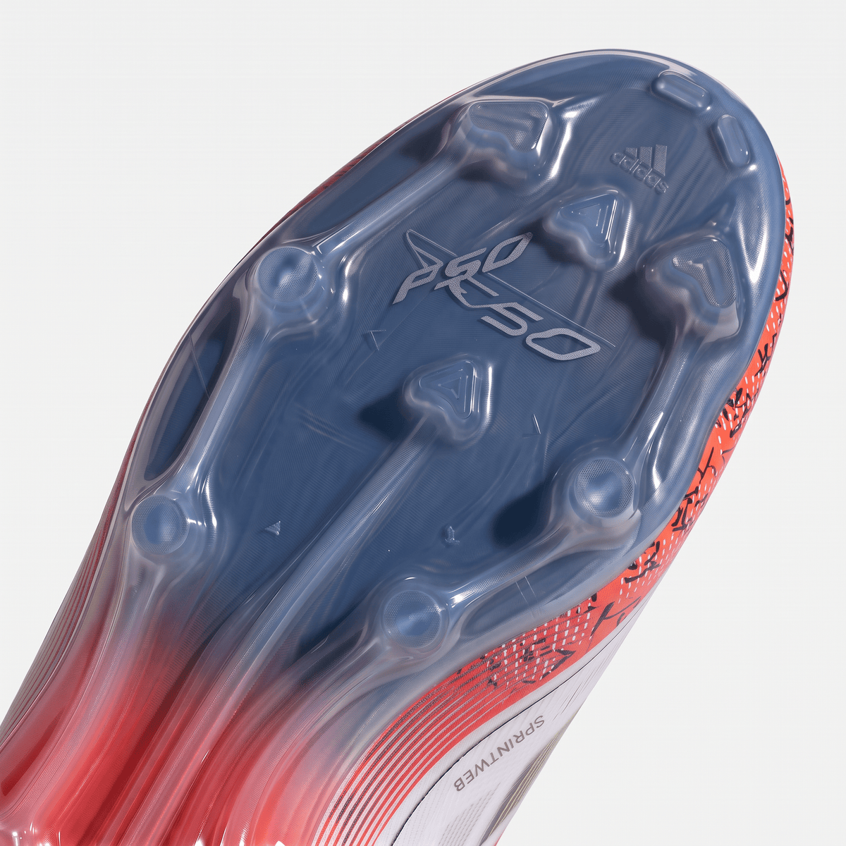 F50 FG Cloud White / Core Black / Lucid Blue - Elite Boots