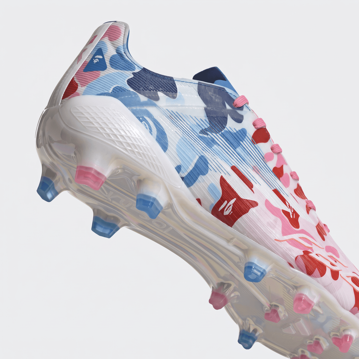 F50 x BAPE FG Cloud White / Lucid Pink / Lucid Blue - Elite Boots