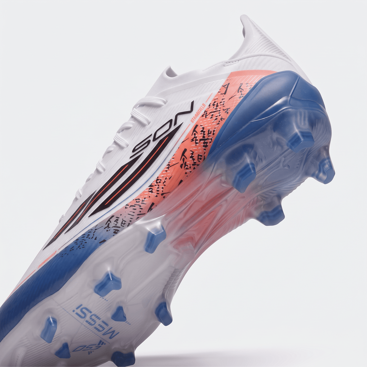 F50 FG Cloud White / Core Black / Lucid Blue - Elite Boots