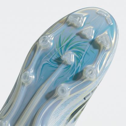 F50 Hyperfast Pro FG Cloud White / Lucid Blue / Solar Yellow - Elite Boots