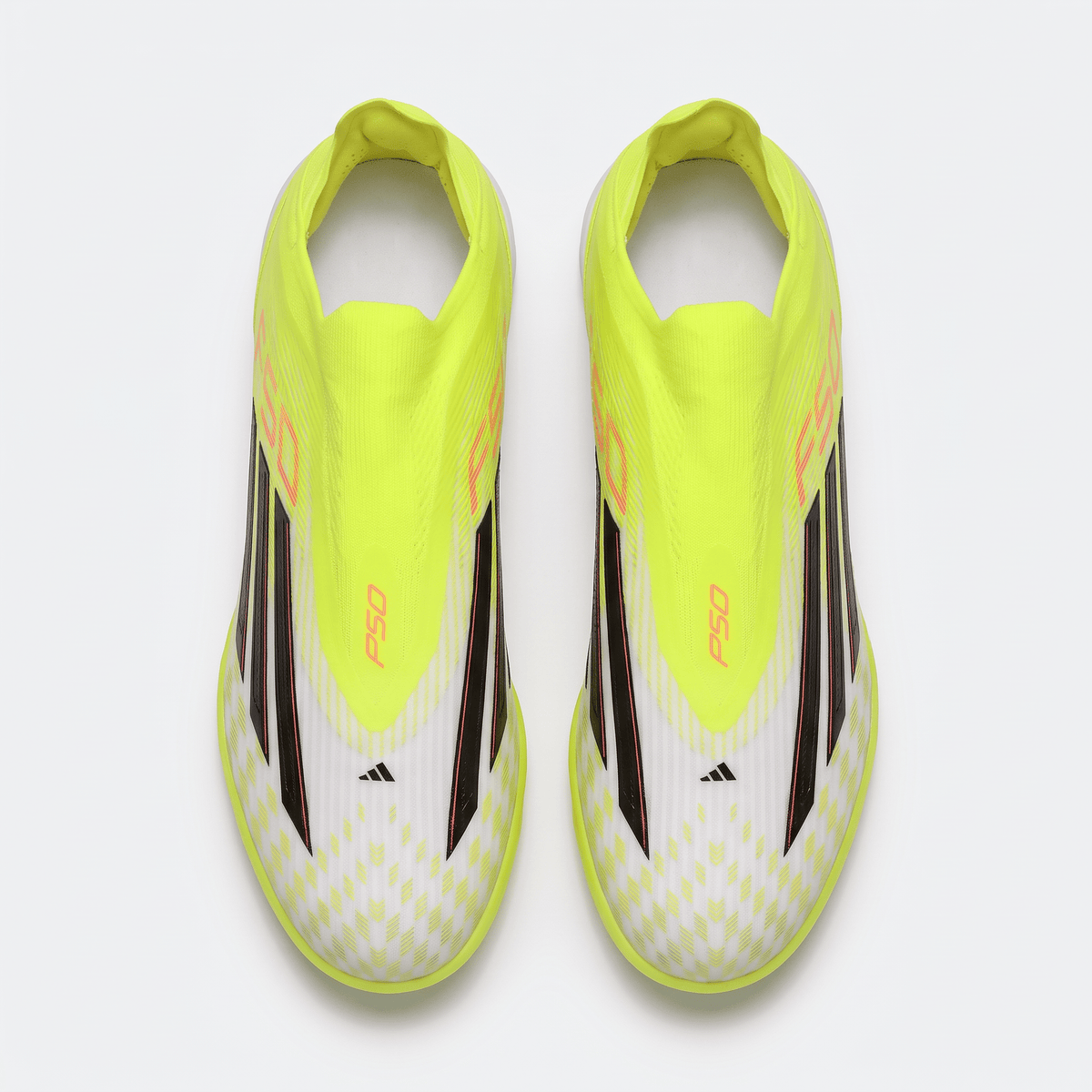 F50 Laceless TF Solar Yellow / Core Black / Lucid Red - Elite Boots