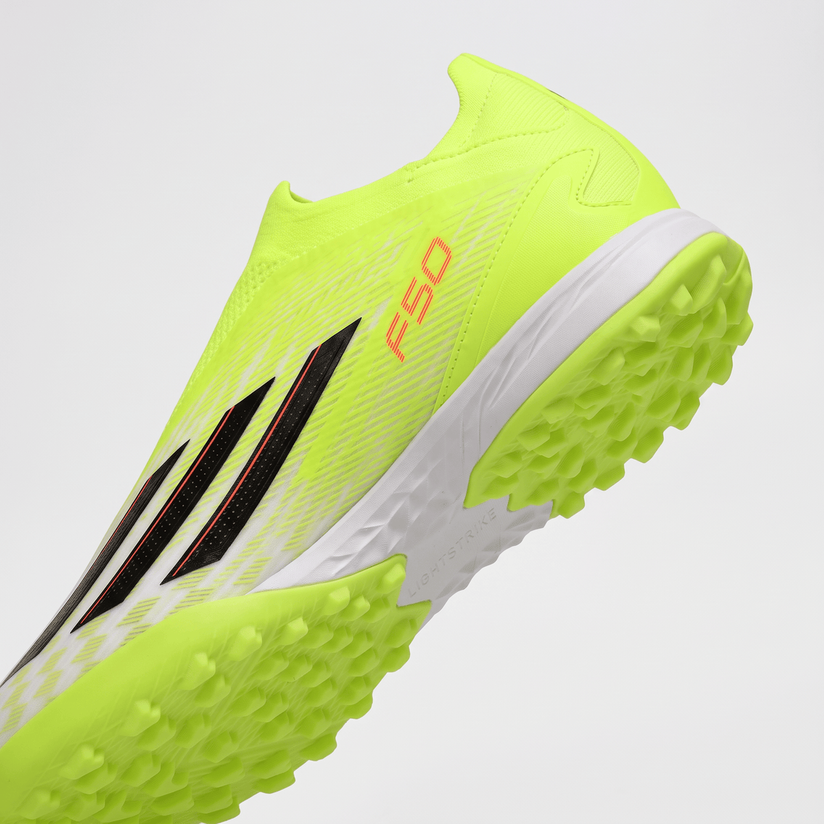 F50 Laceless TF Solar Yellow / Core Black / Lucid Red - Elite Boots