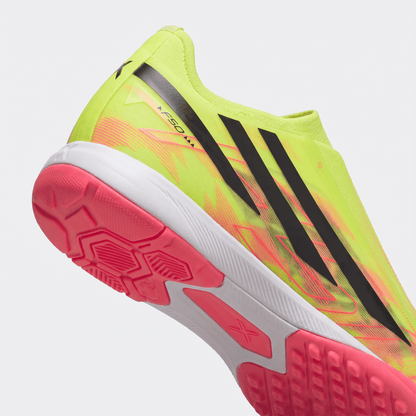 F50 Laceless TF Lucid Lemon / Core Black / Solar Red - Elite Boots