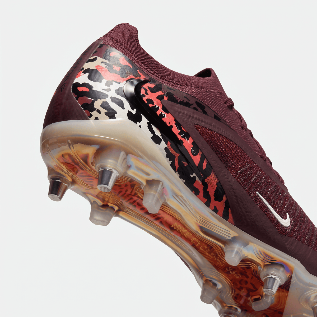 Phantom 6 Low GX II FG Deep Burgundy / Metallic Gold / Black - Elite Boots