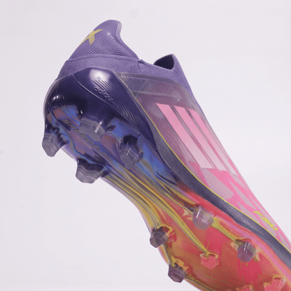 F50+ Laceless FG Purple / Pink / Purple Glow / Lucid Lemon - Elite Boots