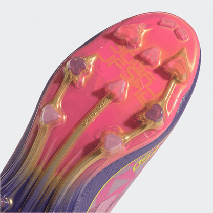 F50+ Laceless FG Purple / Pink / Purple Glow / Lucid Lemon - Elite Boots