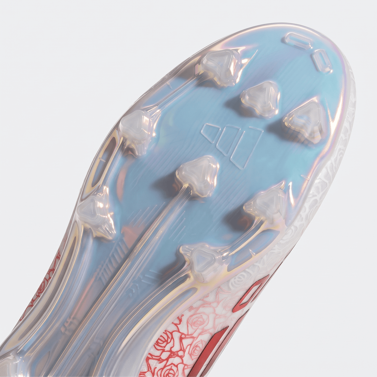 F50+ Laceless FG Footwear White / Core Black / Lucid Red - Elite Boots