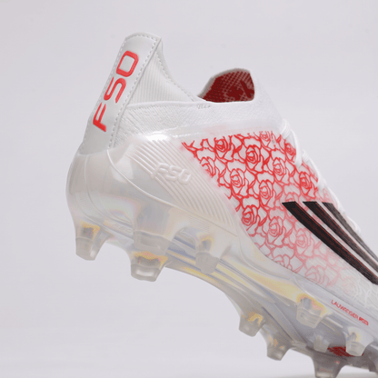 F50 Laced FG Footwear White / Core Black / Lucid Red - Elite Boots