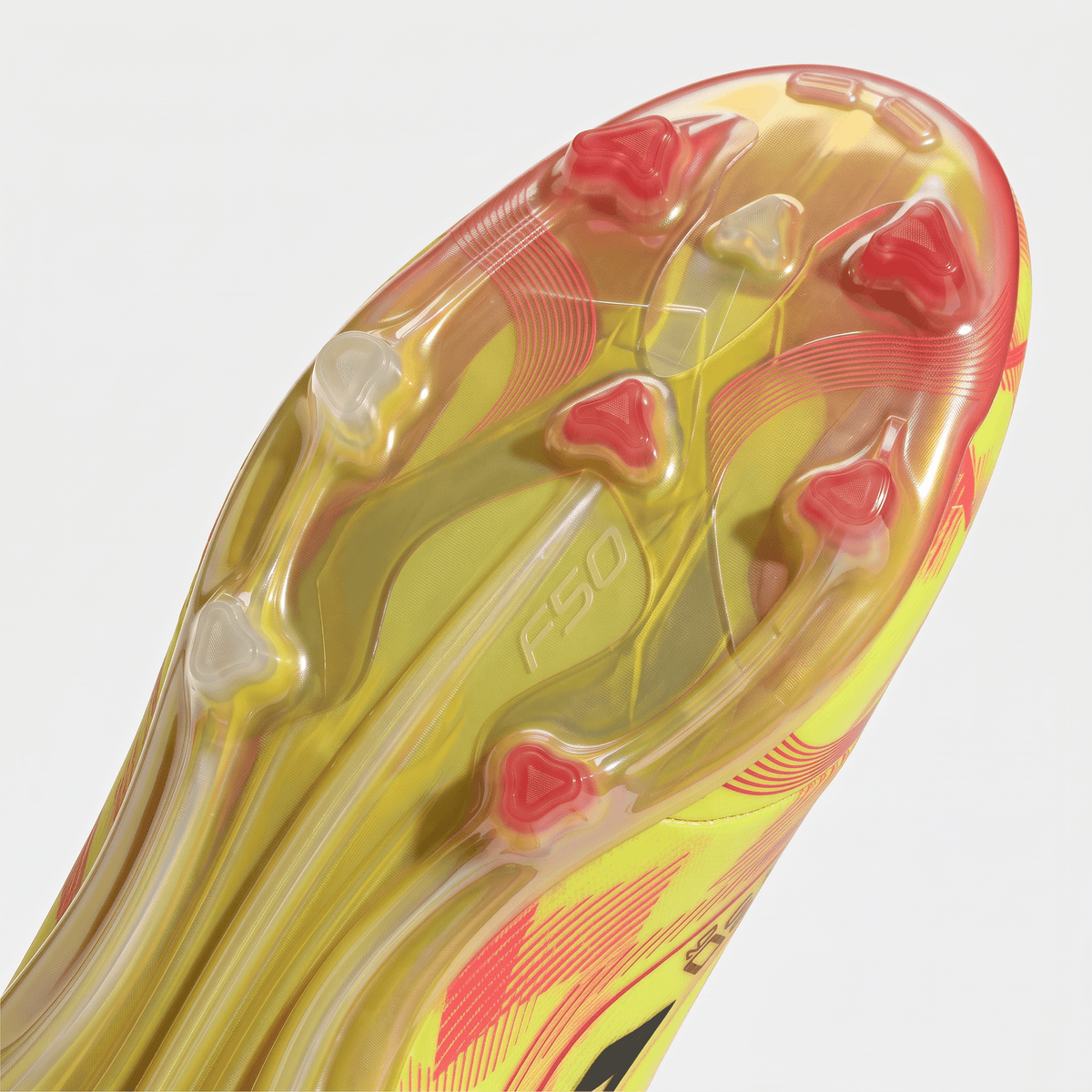 F50 Laced FG Solar Yellow / Core Black / Res Pink - Elite Boots