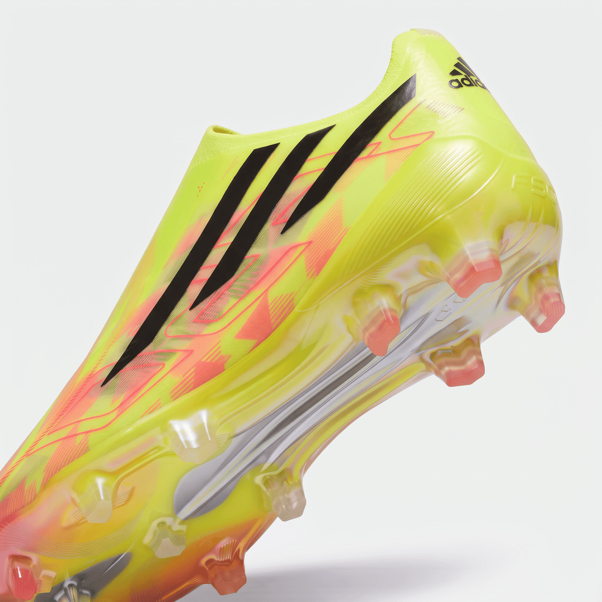 F50 Laced FG Solar Yellow / Core Black / Res Pink - Elite Boots