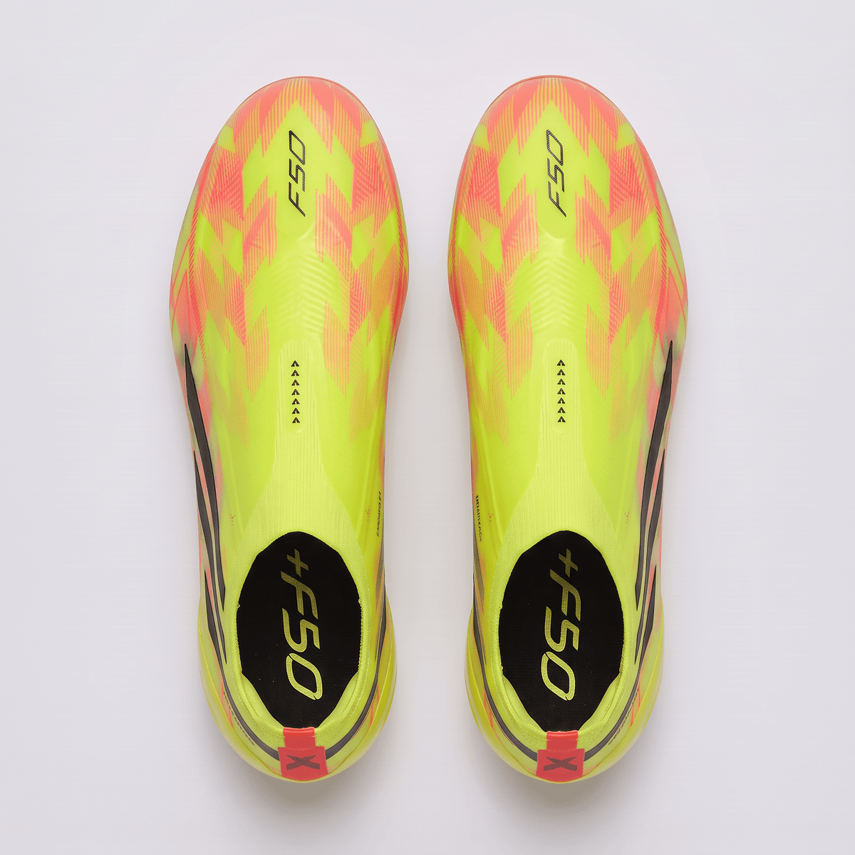 F50 Laced FG Solar Yellow / Core Black / Res Pink - Elite Boots