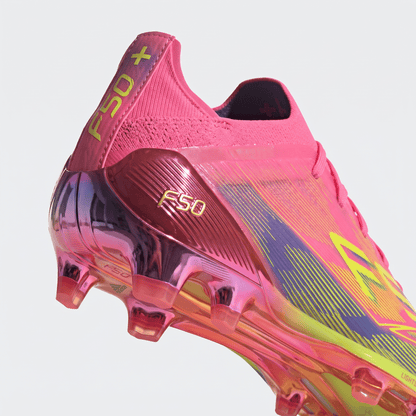 F50 Laced FG Pink / Purple Glow / Lucid Lemon - Elite Boots
