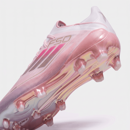 F50 Laced FG Clear Pink / Purple Glow / Light Pink - Elite Boots