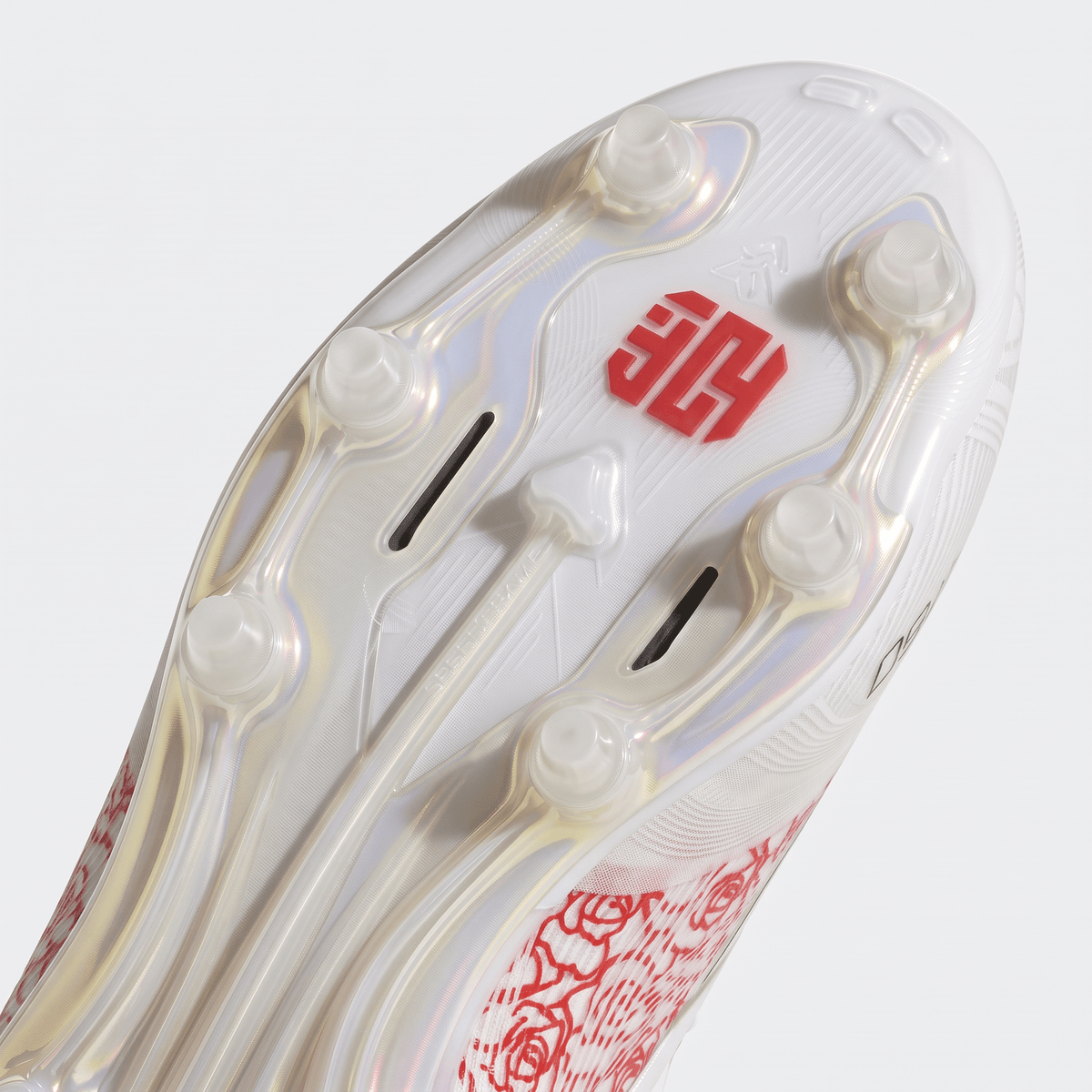 F50 Laced FG Footwear White / Core Black / Lucid Red - Elite Boots