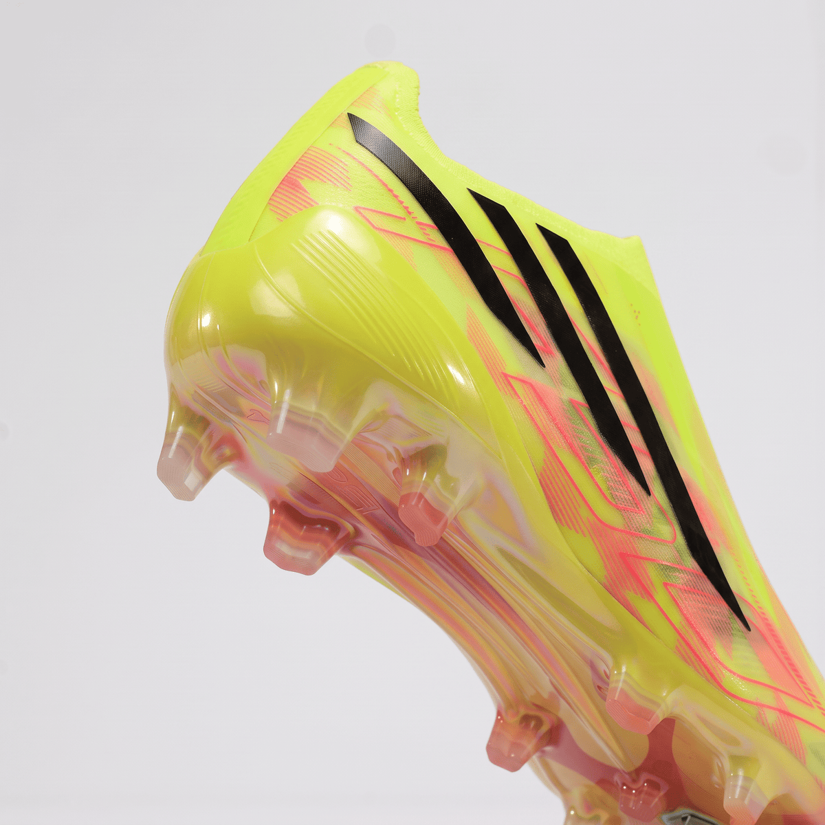 F50 Laced FG Solar Yellow / Core Black / Res Pink - Elite Boots