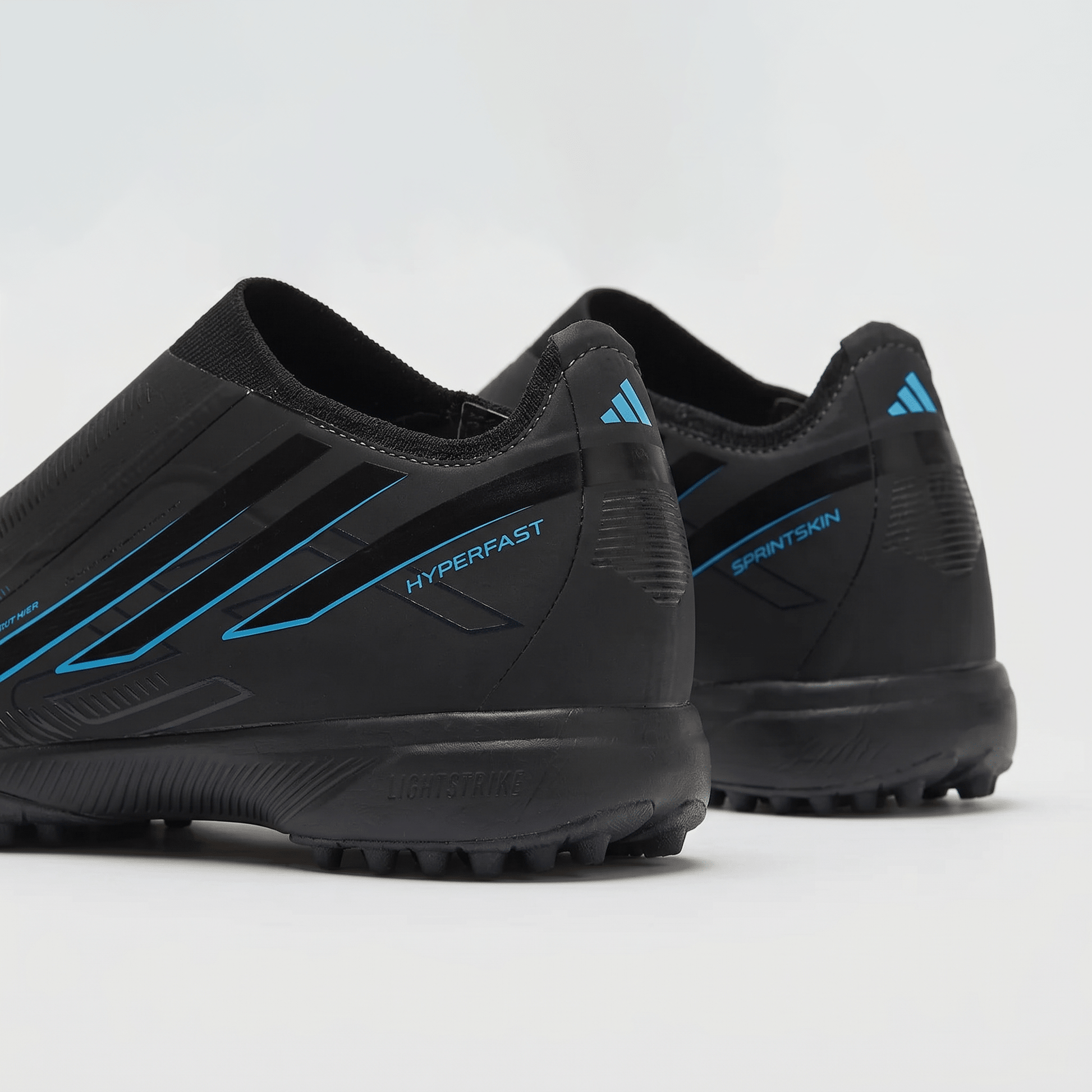 F50 Hyperfast Elite Lightstrike TF Core Black / Electric Blue - Elite Boots