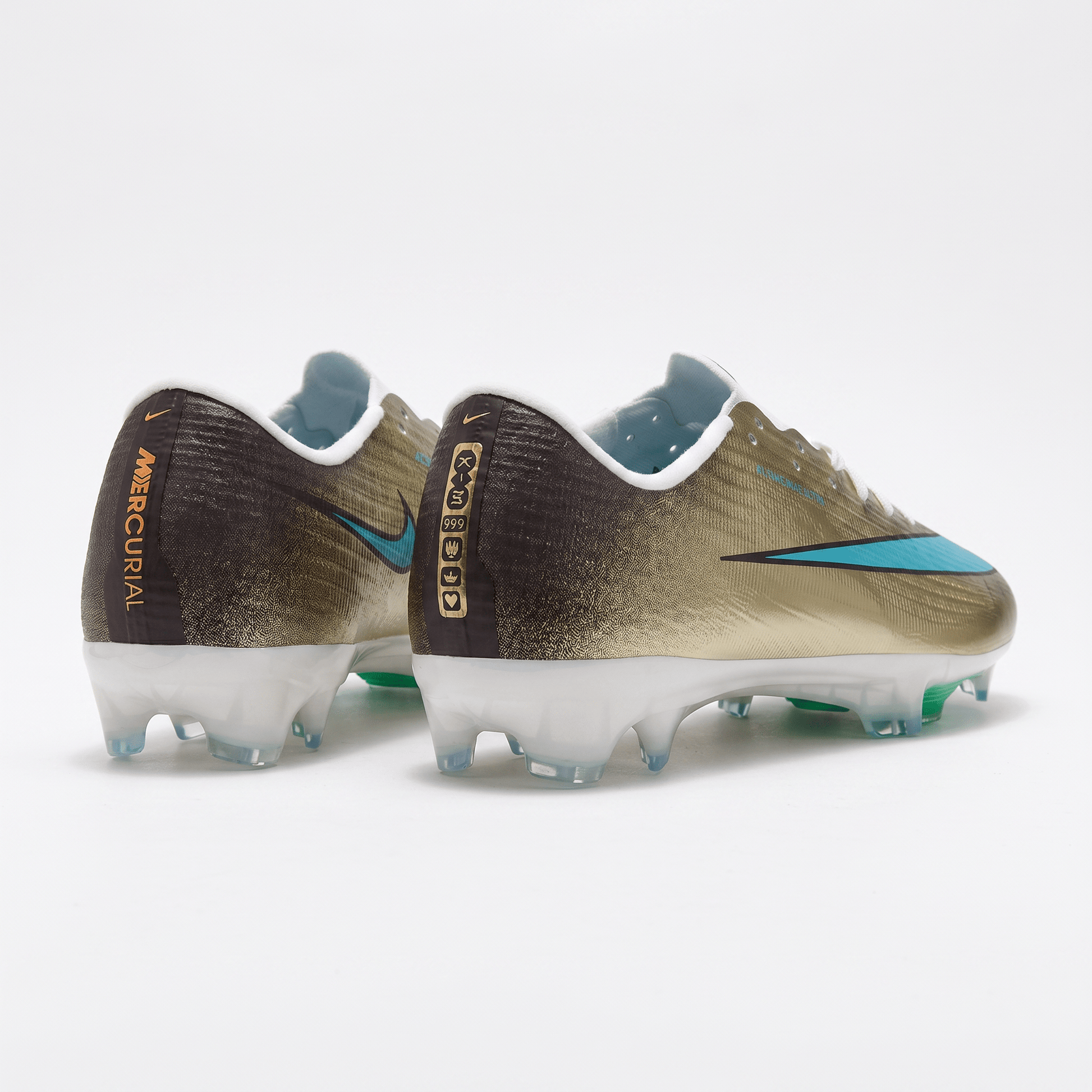Mercurial 17 Metallic Gold / Black / Silver / Turquoise - Elite Boots