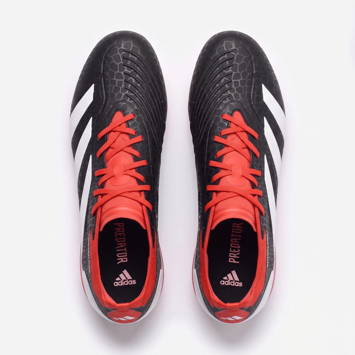 Predator 24 FG Black / White / Solar Red - Elite Boots