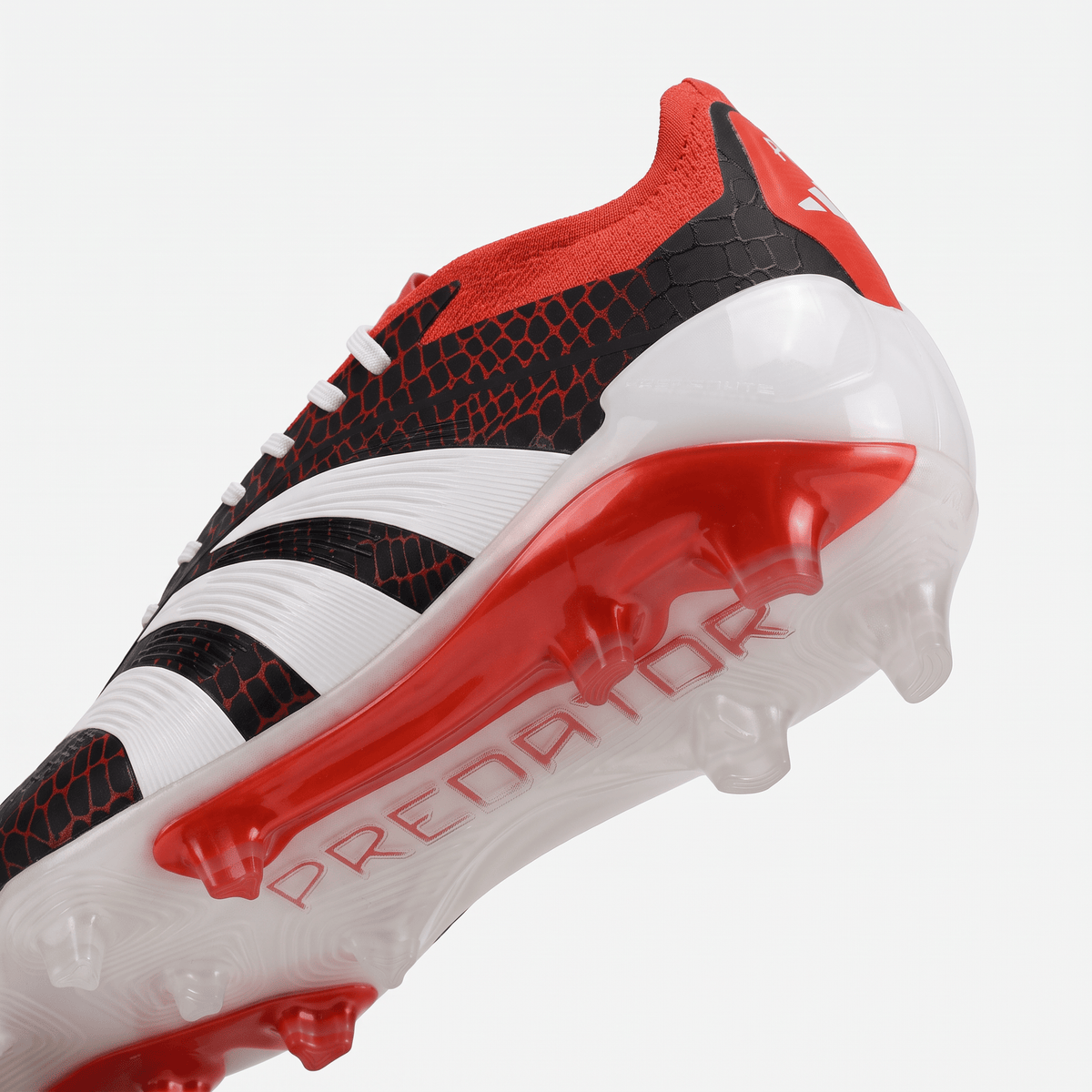 Predator 24 FG Black / White / Solar Red - Elite Boots