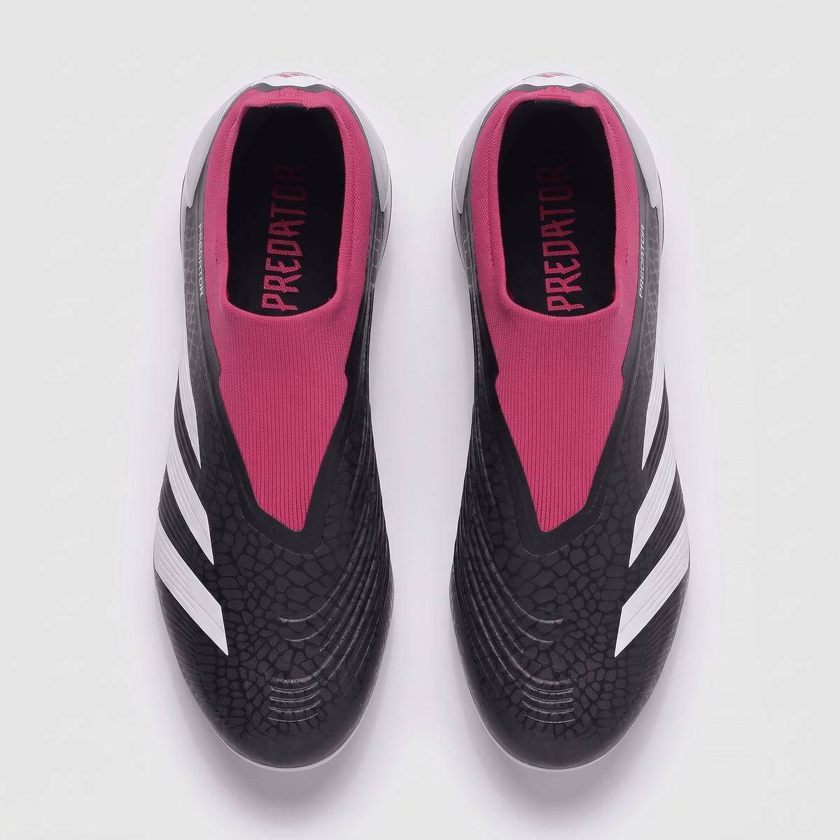 Predator 24 Laceless FG Core Black / White / Pink Shock - Elite Boots