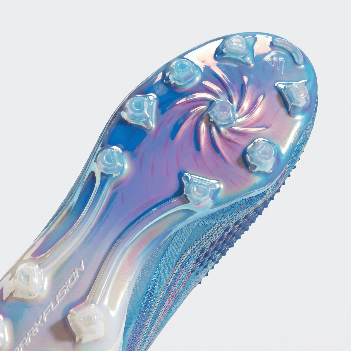 F50 Sparkfusion Mid Cut Semi Blue Burst / Cloud White / Lucid Pink - Elite Boots
